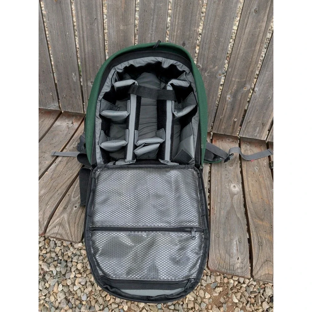 Tamrac Expedition 4 Camera Backpack DSLR Bag Green Padded Adjustable Dividers